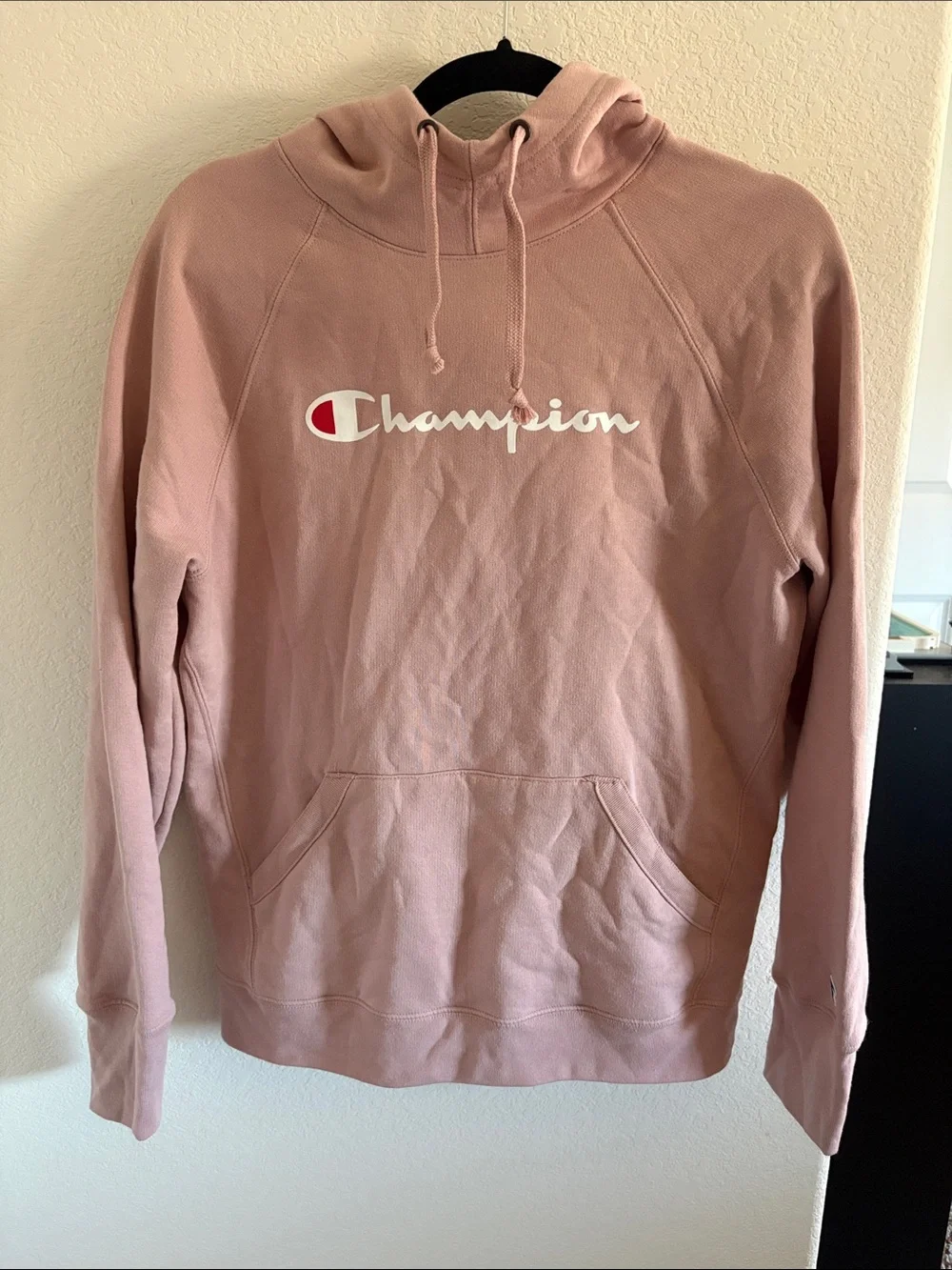 Champion Men’s Crewneck Hoodie - Dusty Rose